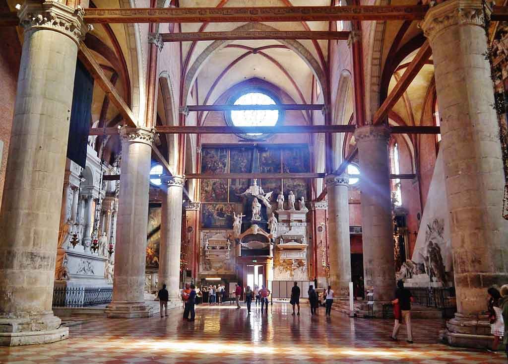Nave of the Santa Maria Gloriosa dei Frari