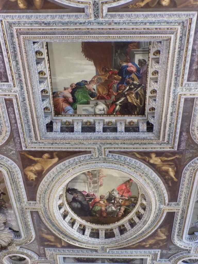 The ceiling of San Sebastiano was painted by Veronese