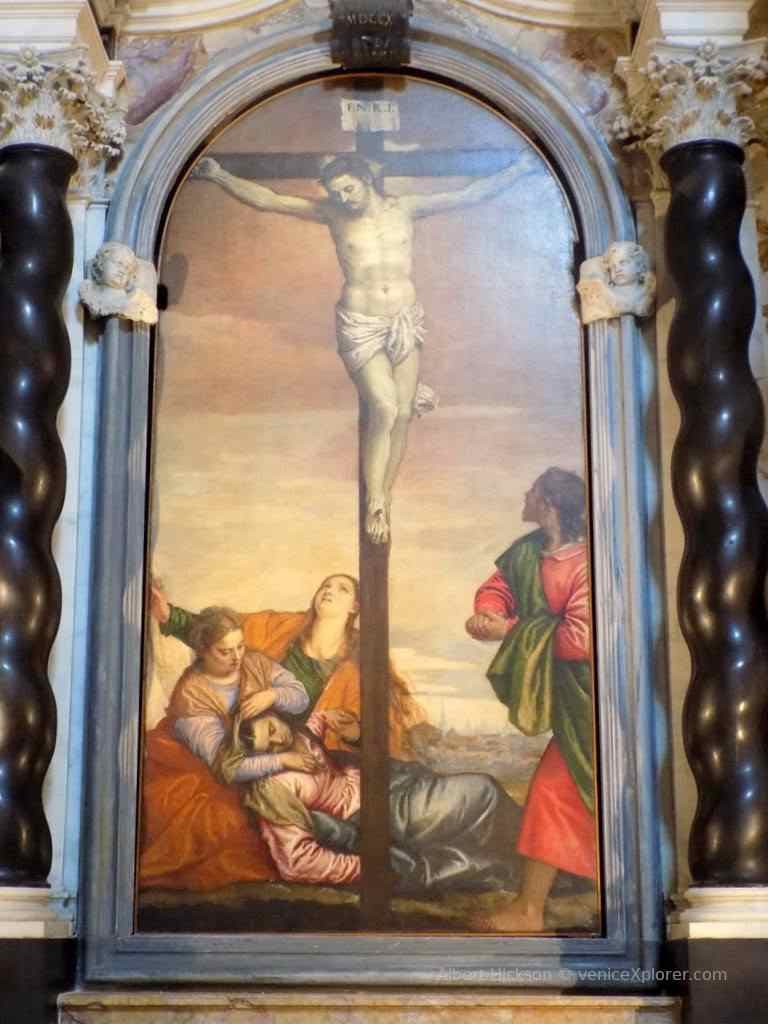The Crucifixion (1581) by Paolo Caliari, called Veronese (1528-88)