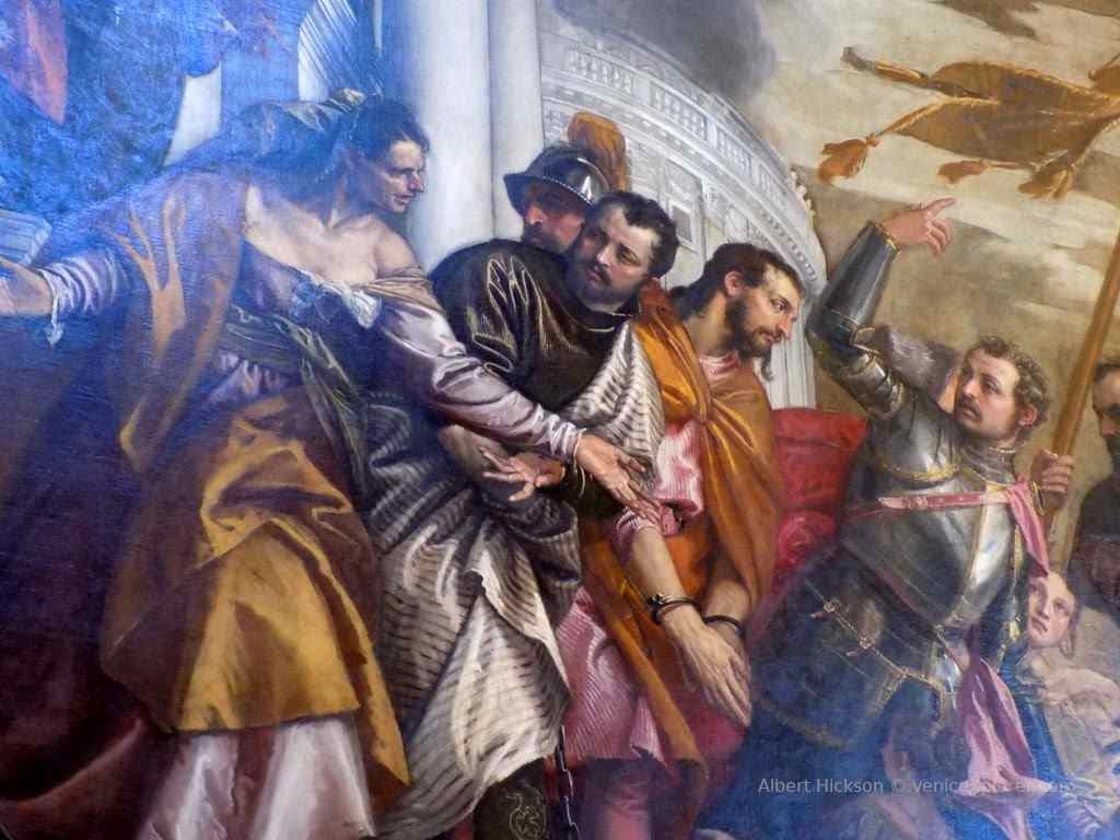 Detail of St Sebastian on the way to his martyrdom by Veronese (Paolo Caliari, 1528-1588)